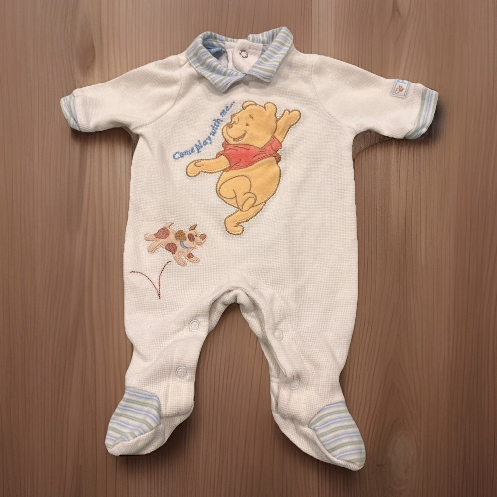 Vintage Wonderful World Of‎ Disney Pooh Sleeper Preemie Boys